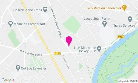 Localisation Nicole Oudart Horbez