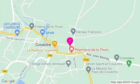 Localisation Brigitte Colpin