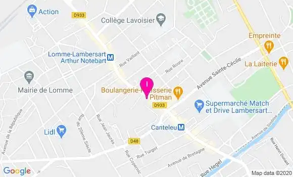 Localisation Virginie Collewet