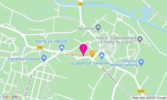Localisation Laurence Glineur