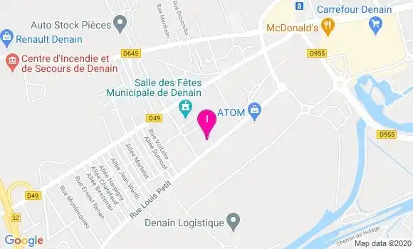 Localisation Sabrina Lamourette