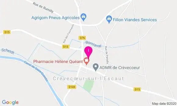 Localisation Ghislaine Auffray