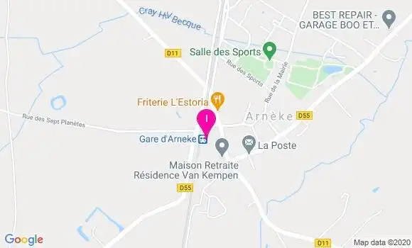 Localisation Isabelle Hannotte