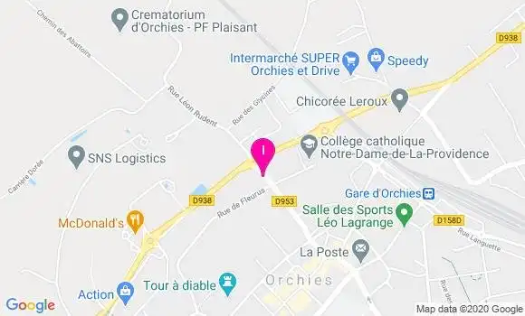 Localisation Ingrid Louis
