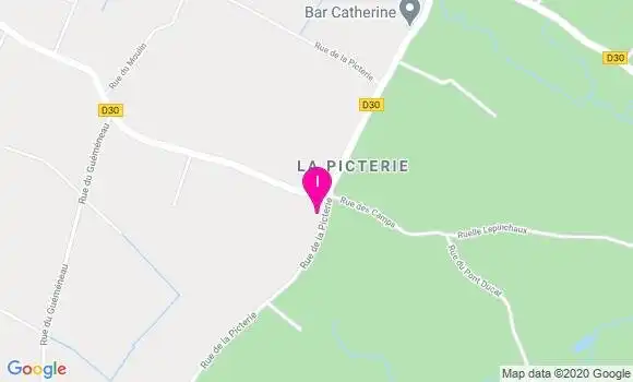Localisation Odile Declerck Venderotte