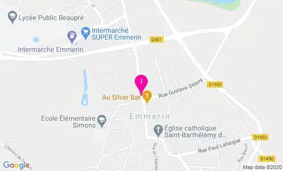Localisation Carole Courtecuisse