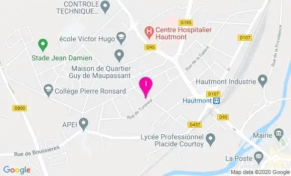 Localisation Nicolas Huart