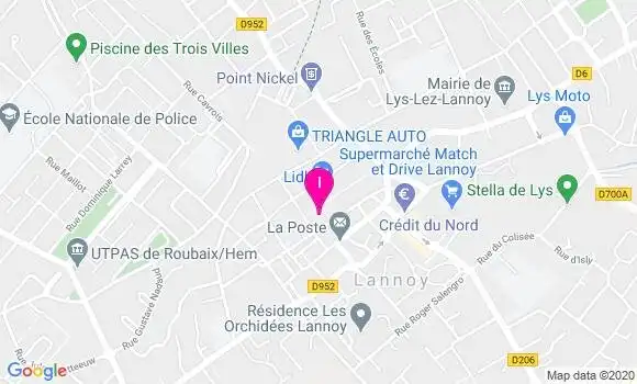 Localisation Nora Guemat