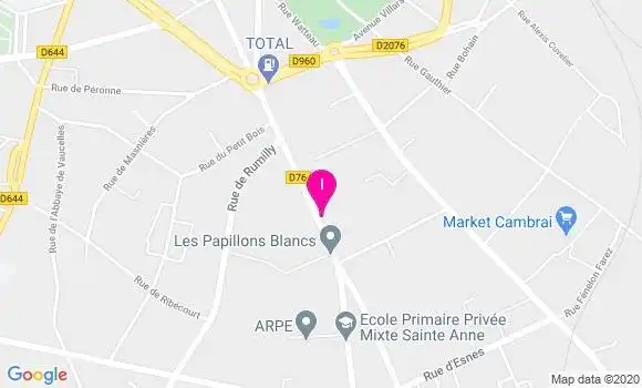 Localisation Lucie Cauchez