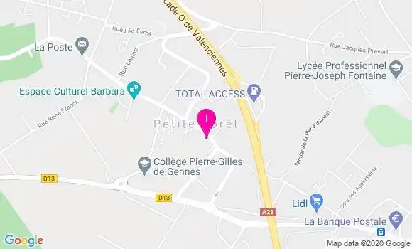 Localisation Catherine Cottel