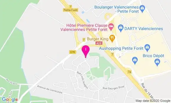 Localisation Odile Croenne