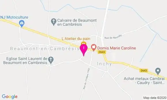 Localisation Isabelle Bracq
