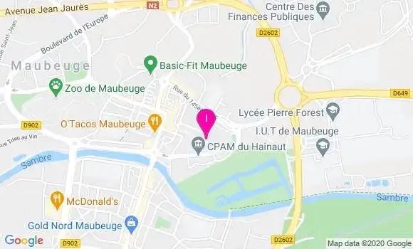 Localisation Frederique Couve Bonnaire