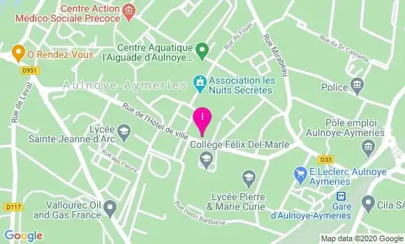 Localisation Isabelle Debruyne