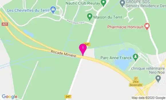 Localisation Nelly Duquenne Vandekan