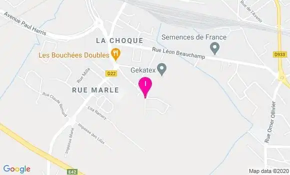 Localisation Emeline Prum