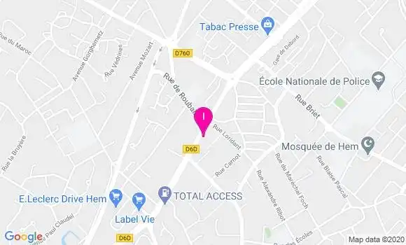 Localisation Marie Christine Comte