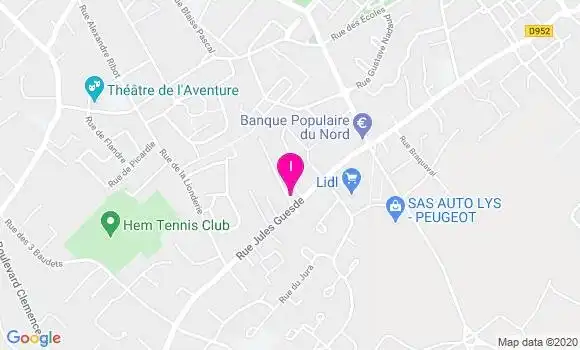 Localisation Irene Chapali