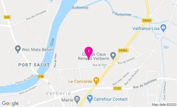 Localisation Pascaline Lacombe