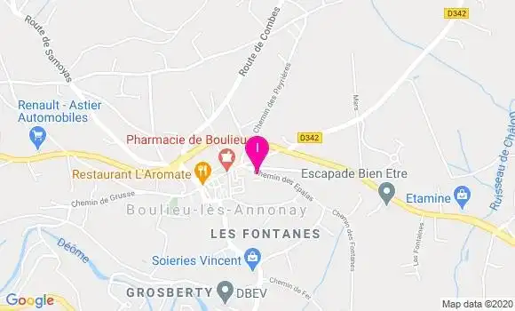 Localisation Francois Jourdy