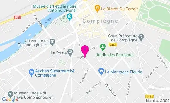 Localisation Mauricette Becourt