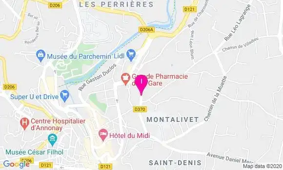 Localisation Carole Sauzeat