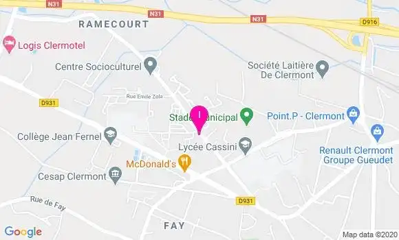 Localisation Franck Cousin