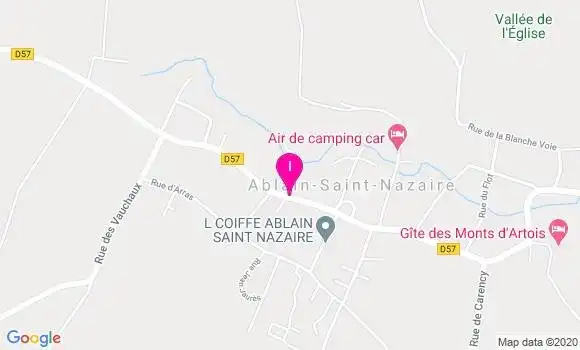 Localisation Sandrine Brasier