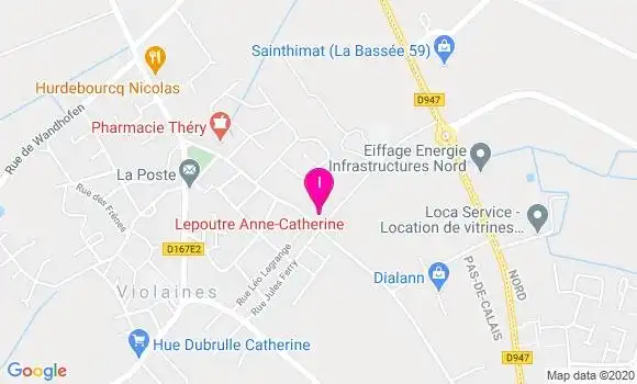 Localisation Audrey Debeaumont