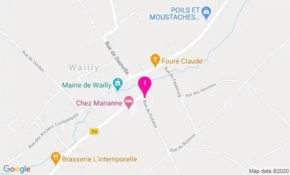 Localisation Pauline Lherbier