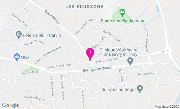 Localisation Berangere Lebouazda