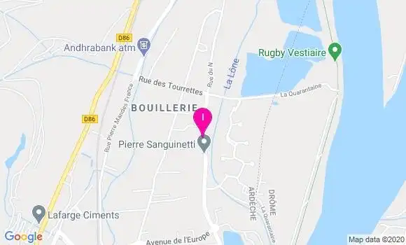 Localisation Amandine Luyton
