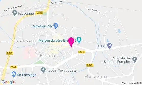Localisation Cecile Carre