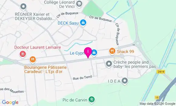 Localisation Armelle Vercoutere