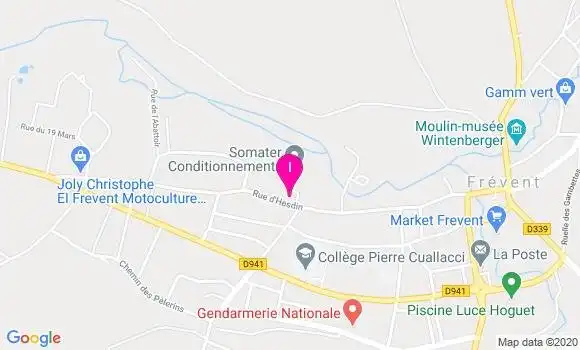 Localisation Annie Courtin
