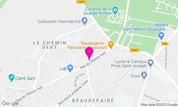 Localisation Sandrine Cazin