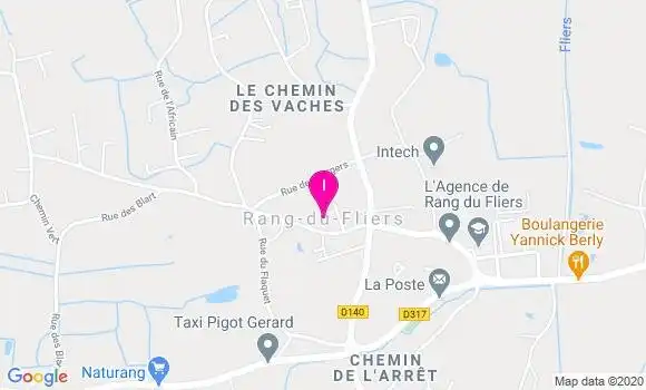 Localisation Berangere Frognier