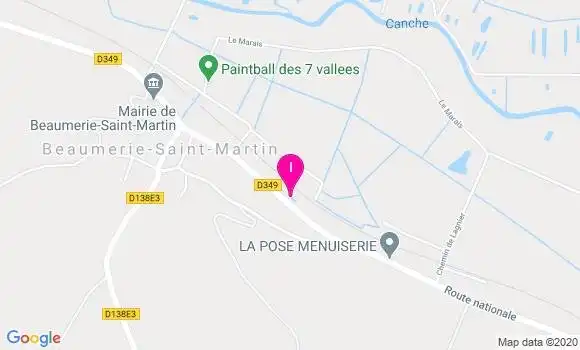 Localisation Cecile Fourrier