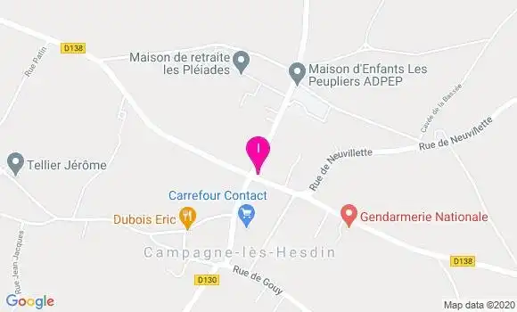 Localisation Virginie Dhoye