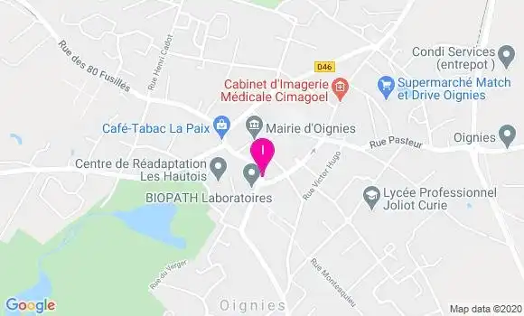 Localisation Annick Dehaies