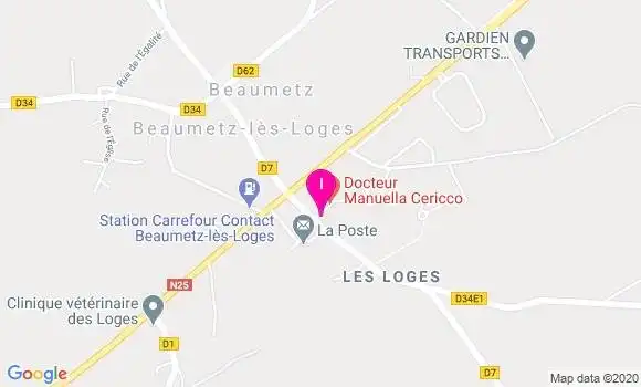 Localisation Emilie Vermel