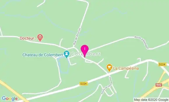 Localisation Nathalie Mangard