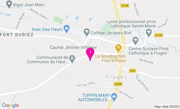 Localisation Fabien Duquenne