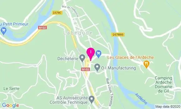 Localisation Delphine Sanna