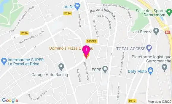 Localisation Caroline Yvart