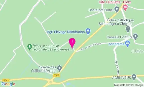 Localisation Patricia Evrard
