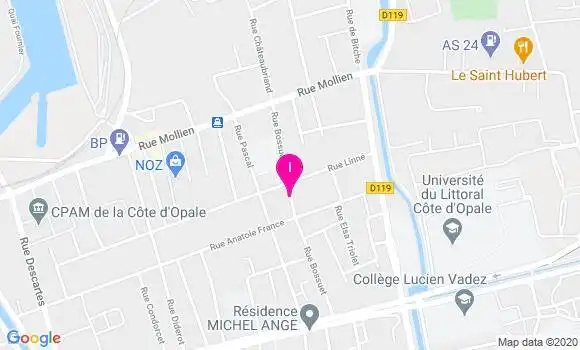 Localisation Nathalie Tavernier