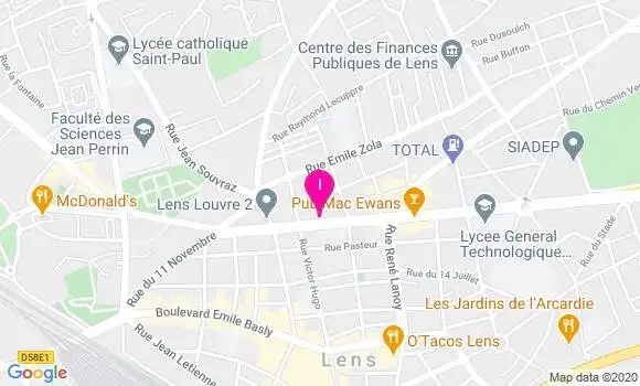 Localisation Aurelie Wallard