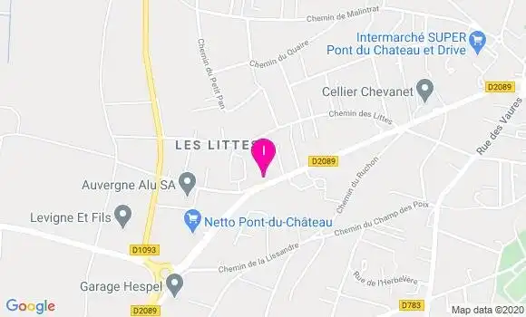 Localisation Lydia Rousset Nobrega