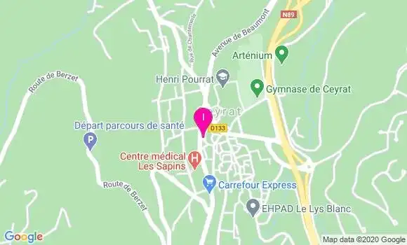 Localisation Catherine Rajot Gras